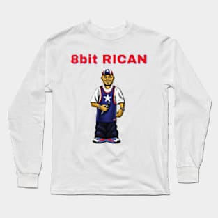 8Bit Rican Long Sleeve T-Shirt